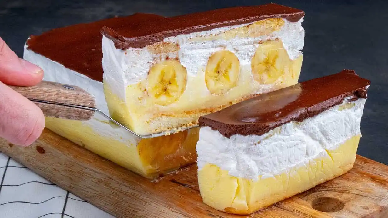 Dokonalý banánový KRÉMEŠ, ktorý pripravíte bez pečenia: Musím sa podeliť o tento luxusný recept, robím ho každý víkend!