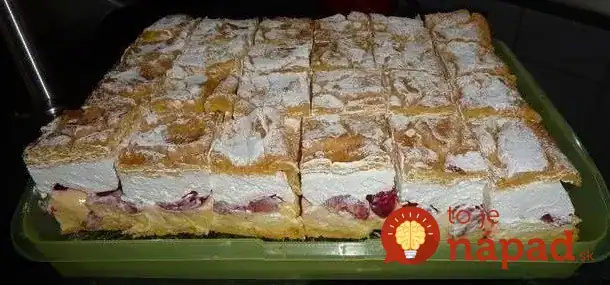 Veterník na plechu – najlepší zákusok na svete: Nestrácajte čas s každým kúskom zvlášť, toto máte hotové naraz!