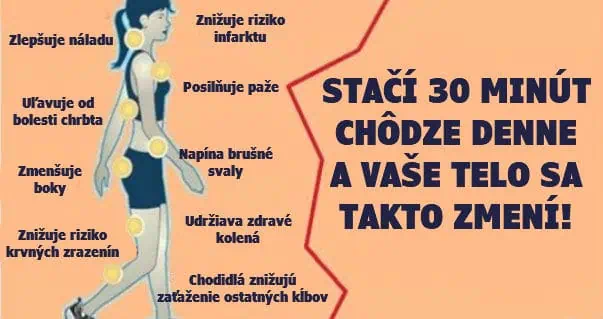 Zabudnite na beh a drepy: Stačí len 30 minút chôdze denne a toto sa stane s vašim telom v rekordnom čase !