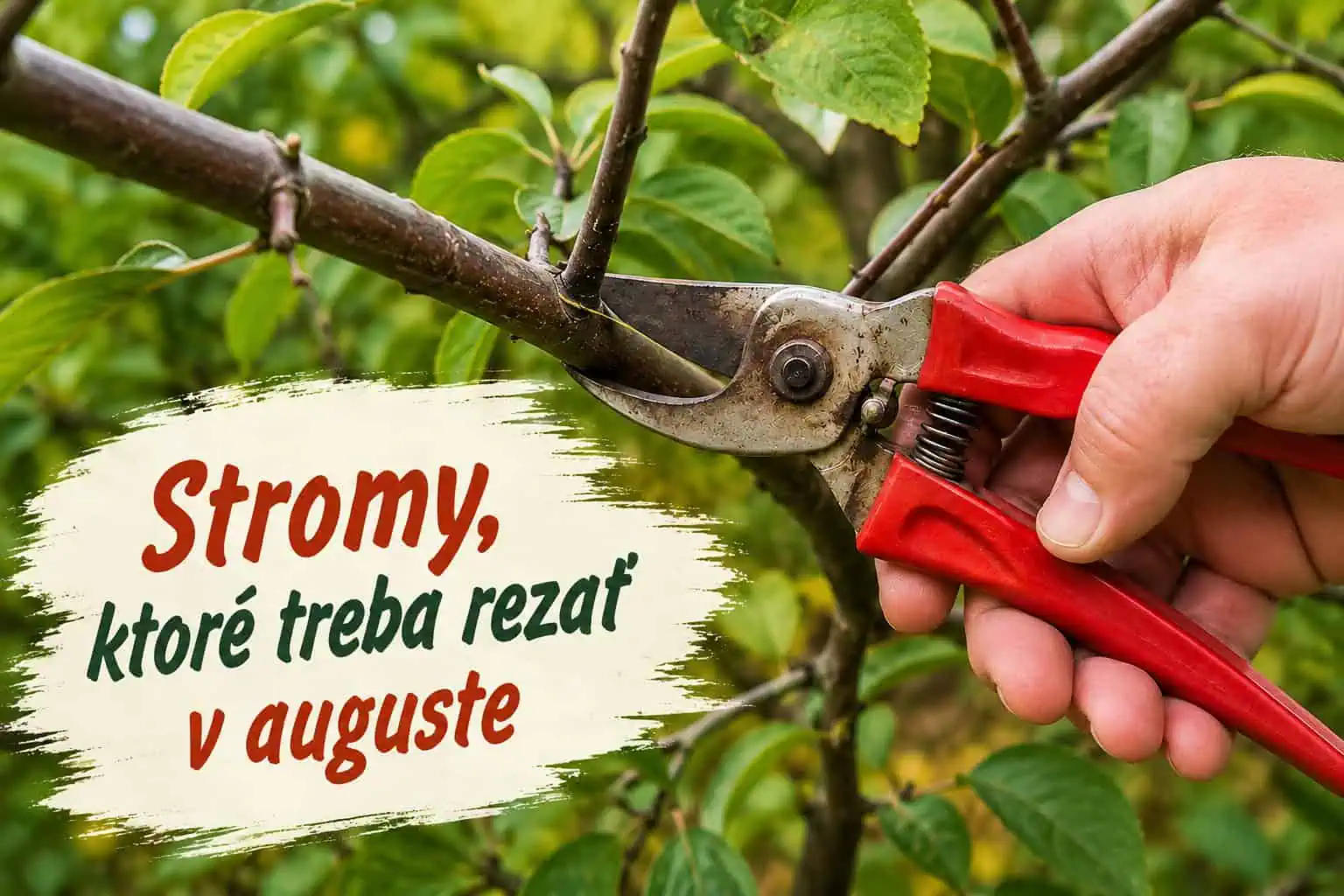 Rez stromov a kríkov na konci leta: Čo teraz odstrániť a čo radšej nechať tak