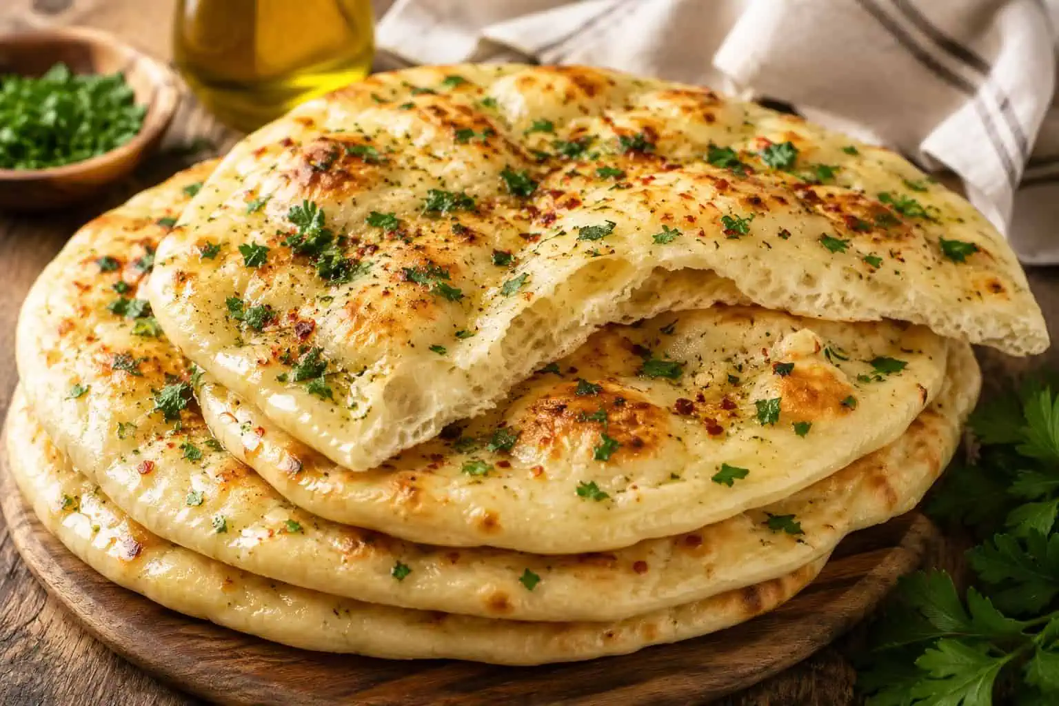 Turecký chlieb z panvice: Mäkký, voňavý a krásne nafúknutý – jednoduchý recept bez rúry